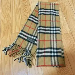 【美品】BURBERRYSバーバリー★ノバチェックマフラー★