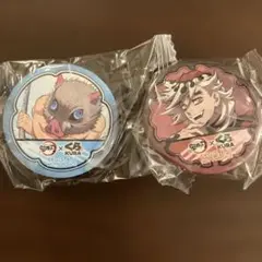 くら寿司　缶バッジ 童磨　嘴平伊之助　2個セット