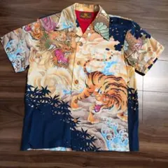 クロップドヘッズ 龍虎 アロハシャツ