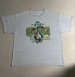 00s NBA セルティックス Tシャツ XLグレー Y2K 優勝記念　USA製