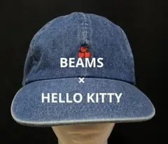 ビームス × ハローキティー　コラボ　デニム　キャップ