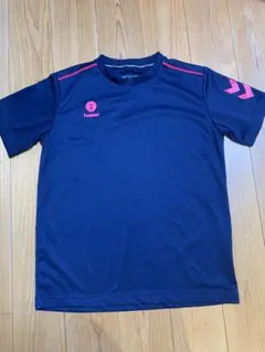 hummel ネイビー Tシャツ　サイズS