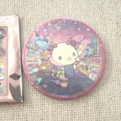 ネオナツマツリⅡ ウサハナ 缶バッジ 新品 サンリオピューロランド