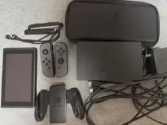 Nintendo Switch グレー 本体 箱・純正持ち運びケース付