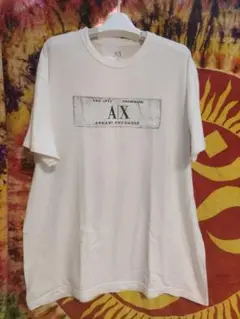 Armani Exchange ホワイト Tシャツ Lサイズ