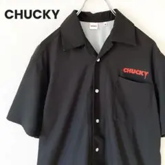 【人気商品】CHUCKY 半袖シャツ オープンカラー チャッキー ムービーT M