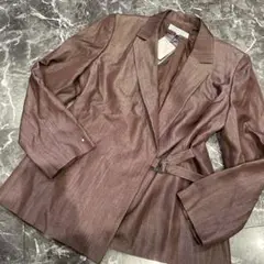 定価7.5万 ランバン LANVIN テーラードジャケット シルクジャケット