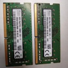 Sk hxnix 8GB DDR4 2666MHz メモリ 2枚セット