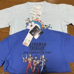 ユニクロ　ドラえもん・ウルトラマン Tシャツ 120サイズ　新品