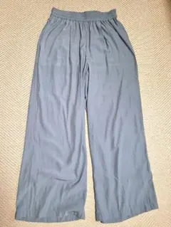 UNTITLED　アンタイトル　ブルー系　ワイドパンツ　サイズ2　新品タグ付き