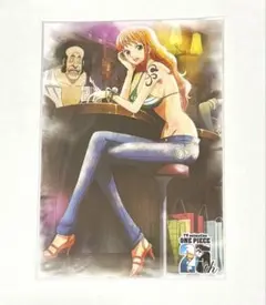 ワンピース　ナミ　ポストカード　特典　麦わらストア　ノベルティ　限定　25th