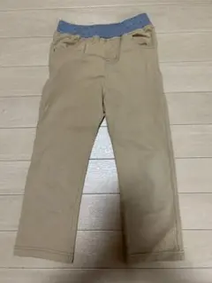 新品ミキハウスベージュパンツ100