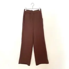 ルイーズ レディース イージーパンツ リブ ゆったり 総ゴム ストレッチ