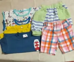 ベビー服 Tシャツパンツ 6点セット