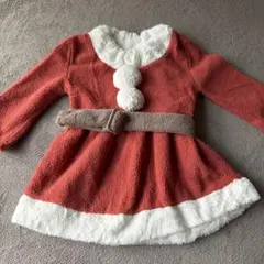クリスマス　女の子　サンタコス　ワンピース　90〜100