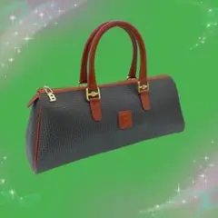 《美品》 バリー レザー ハンドバッグ ブラック系