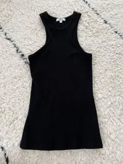【新品】ドゥーズィエムクラス購入 AGOLDE ブラック リブタンクトップ M