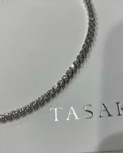 タサキ テニスブレスレット ダイヤモンド PT900