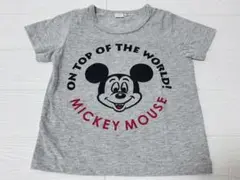 ミッキーマウス Tシャツ 100cm グレー