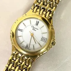 ChristianDior ゴールド ホワイト 腕時計
