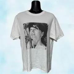 GILDAN　ギルダン　Tシャツ　ホワイト　レディース　半袖　モノクロ