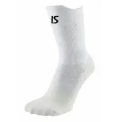 【22-24cm】ROUND MIDDLE SOCKS WHT