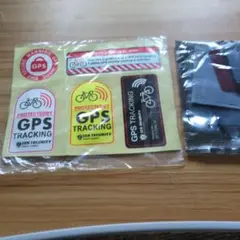 新品未使用のGPS追跡自転車セキュリティステッカーとソーラー式の点滅ライト