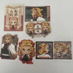 鬼滅の刃 煉獄杏寿郎 ダイカットステッカーセット ウエハースランダム付き