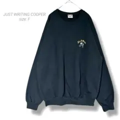 【JUST WRITING COOPER】オーバーサイズスウェット F レトロ