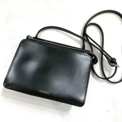 美品✨ YAHKI ヤーキ ダブルフェイスレザー クロスボディ ショルダーバッグ