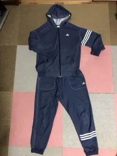 アディダス　デニム調　ジャージ　M
