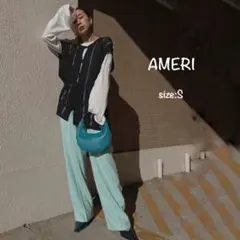 AMERI アメリ 2TUCK STRAIGHT PANTS タック ストレート