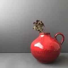 fatlava 赤 ヴィンテージ花器