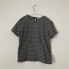MACPHEE ストライプ 半袖Tシャツ