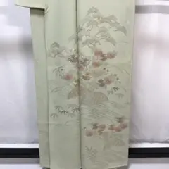 C50正絹　袷　訪問着　蘇州・汕頭刺繍　着物