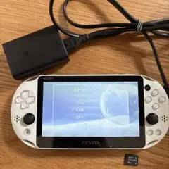 PSVITA ホワイト 本体　FCH2000 ジャンク メモリーガード SONY