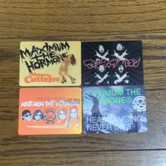 MAXIMUM THE HORMONE ステッカー 4枚セット