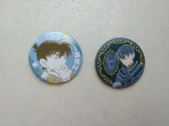 工藤新一　缶バッジ2点