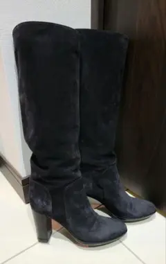 Sergio Rossi 美品スウェードロングブーツ