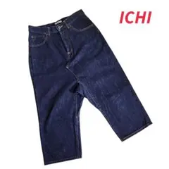 ICHI デニム サルエルパンツ 品番 N140434 濃紺ネイビー 84772