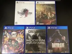 PS5、PS4ソフト5本セット