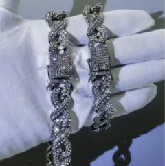 【限定モデル】ハイクオリティ Iced Out マイアミキューバンチェーン