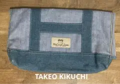 TAKEO KIKUCHI タケオキクチ クラッチバッグ ハンドバッグ デニム