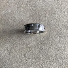 フェンブロックパターンシルバーリング➕ピアス