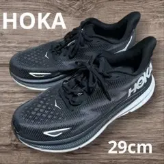 HOKA ホカオネオネ　クリフトン9 ブラック　29cm