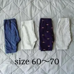 UNIQLO 西松屋 アカチャンホンポ 半ズボン 4点セット サイズ60〜70