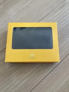 TOPKAPI 二つ折り財布　　ダークブラウン　オレンジ