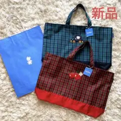新品 ファミリア familiar トートバッグ レッスンバッグ 2個セット