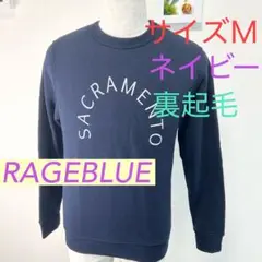 c359 RAGEBLUE SACRAMENTO トレーナー M ネイビー