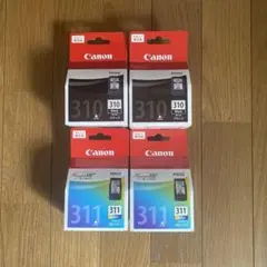 Canon 純正インクBC-310×2 BC-311×2 プリンタ